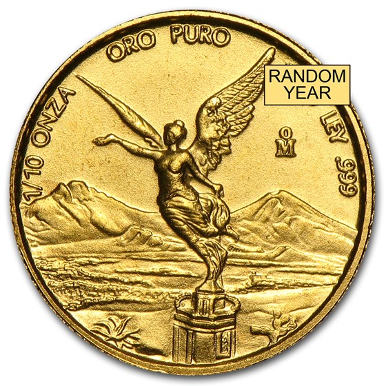 Mexico 1/10 oz Gold Onza &/or Libertad BU (Random Year) Mexico 1/10 oz Gold Onza &/or Libertad BU (Random Year)